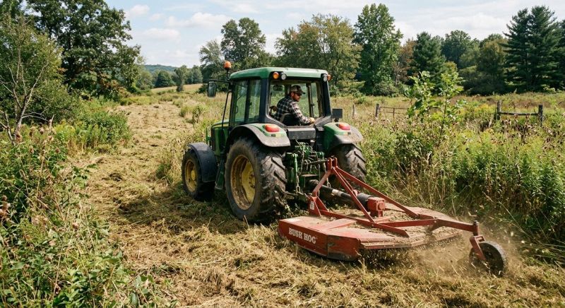 Bush Hog Mowing in Calvert County, MD