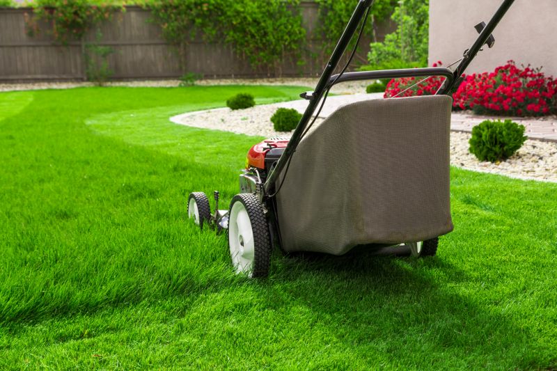 Grass Cutting in Spring