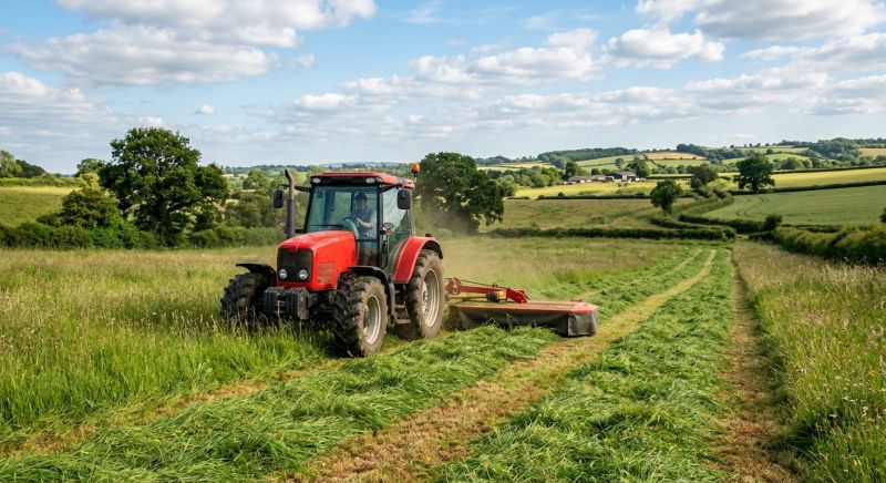 Tractor Mowing in Calvert County, MD